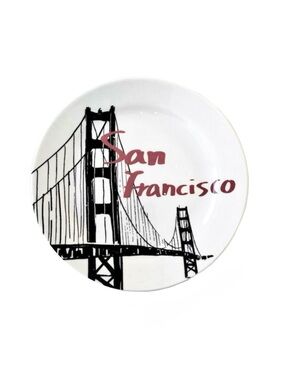 San Francisco Golden Gate Bridge Souvenir Plate